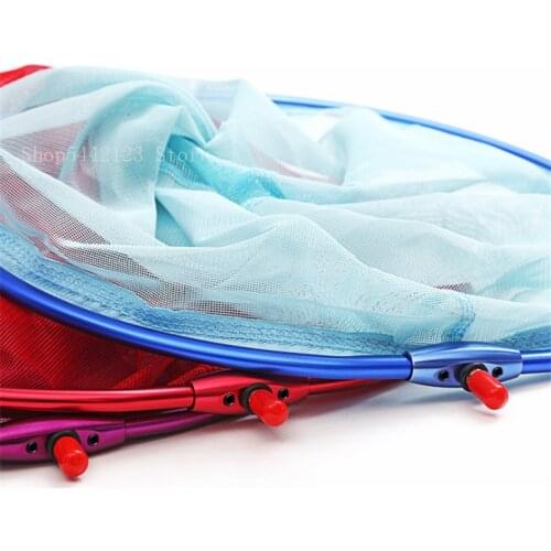 30/35/40cm Folding Fishing Brail Net Hand Alloy Frame Small Nets for Screw Fishing Accessories Tackles