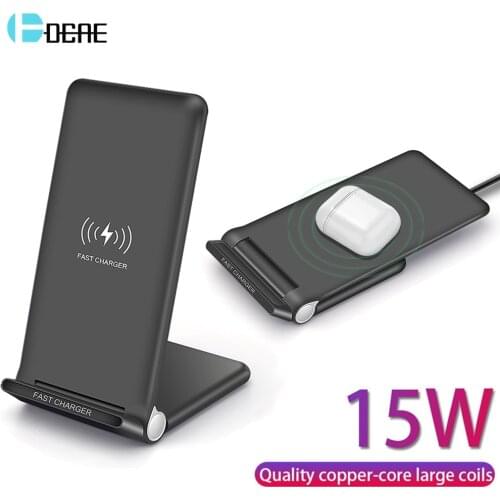15W Fast QI Wireless Charger Usb Tpye C QC 3.0 Quick Charging For iPhone 12 11 XS XR X 8 Airpods Pro Samsung S21 S20 Note 20 10
