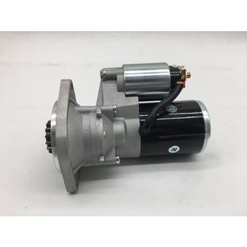 ExcavatoKomatsu Parts 4D88 PC40-7/PC50MR 12V 15T 2.7KW Excavator Starter Motor S114-349 124976-77010 124976-77011