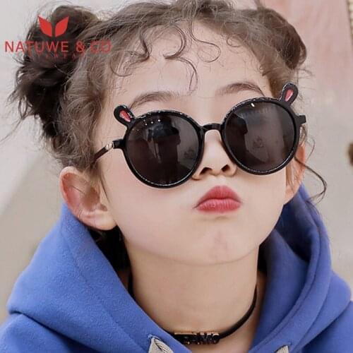 Natuwe&Co Childrens Sunglasses Smart Clever Eyes Round Kids Sun Shades Boy Girl Plastic