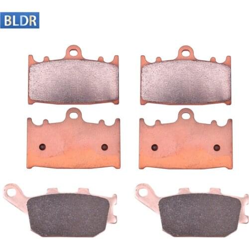 650CC Long Life Front Rear Brake Pads For KAWASAKI KLZ1000 KLZ1000A Versys KLZ 1000 For SUZUKI GSF650 Naked Bandit ABS GSF 650