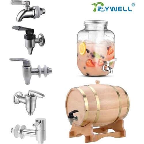 Draft Beer Tower Dispenser Beverage Juice Faucet Wine Barrel Spigot Tap Stainless Steel Brewing Equipment
