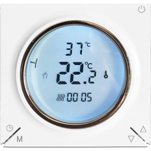 Electric Floor Heating LCD Control Panel Sub-catchment Smart Thermostat Actuator Water Floor Heating Control Switch