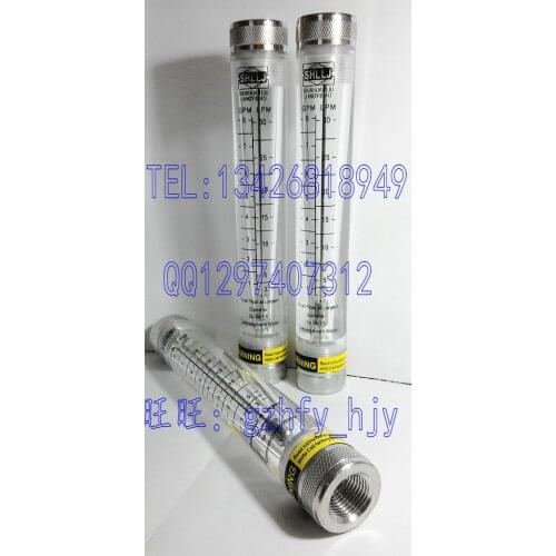 LZM-15G pipeline liquid flow meter water gauge stainless steel joint 1-8GPM 3-30LPM