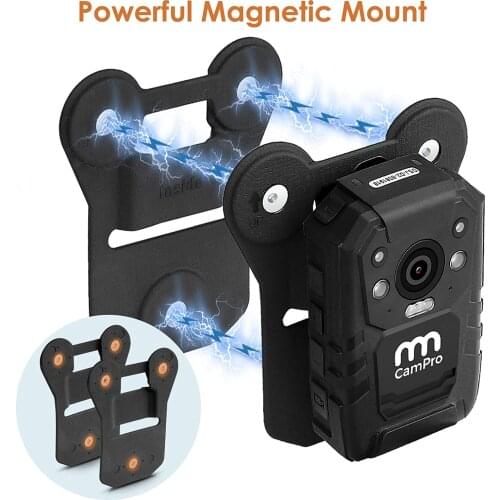CammPro Body Camera Magnetic Mount, Universal Magnet Mount Holder Wearable Clip,Stick to Clothes for All Brand Body Camera