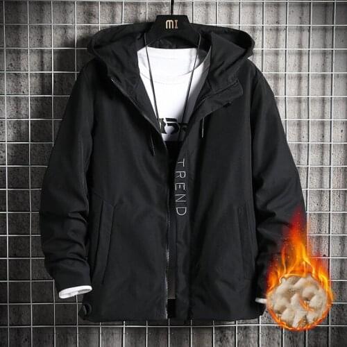 Mens winter jacket 2020 new trend handsome Round neck thicke fashion coat for men