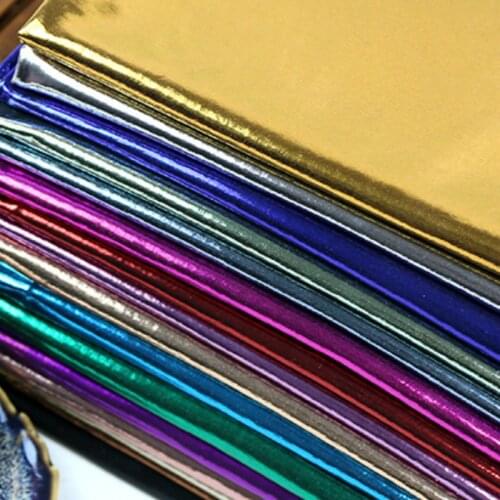 Soft Shiny Dancing Dress Fabric 4 Way Stretchy Bronzing Lycra 1 Yard DIY Sewing Material