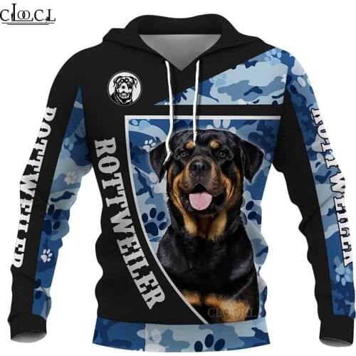 HX Newest Popular Rottweiler Camo 3D Print Hoodie Women Men Women Tracksuit Pullover Fashion Casual Hoodies Drop Shipping