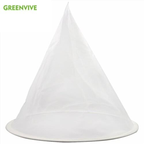 Beekeeping Single Layer Fiber Bee Honey Filter Strainer Mesh Net Cone Shape Filter Beekeeping Apiary Equipment Durable Nylon