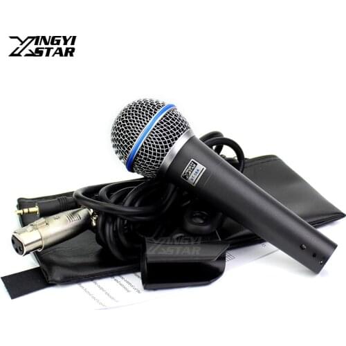 BT58A Professional Cardioid Vocal Dynamic Mic Handheld Karaoke Microphone 3.5mm Jack Mike For Beta58A BETA 58A 58 A Singer Sing