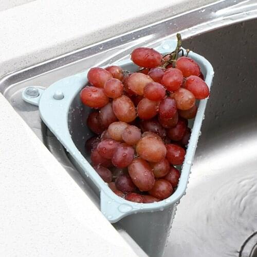Kitchen Sink Storage Rack Multi Purpose Fruit Vegetable Sponge Drain Rack Kitchen Organizer Storage Holder