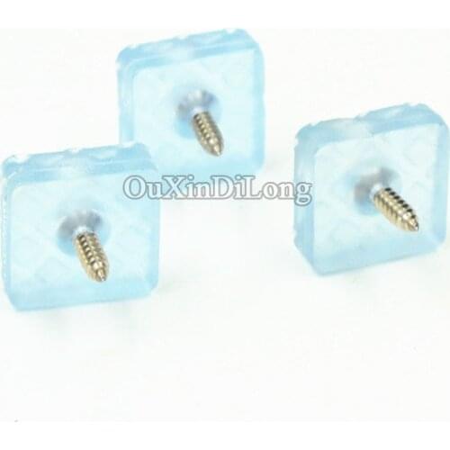 High Quality 100PCS/lot Silicone Soft Chair Table Feet Pads Glide Nails Anti Slip Non-noise Pad Furniture Feet Bottom Protector