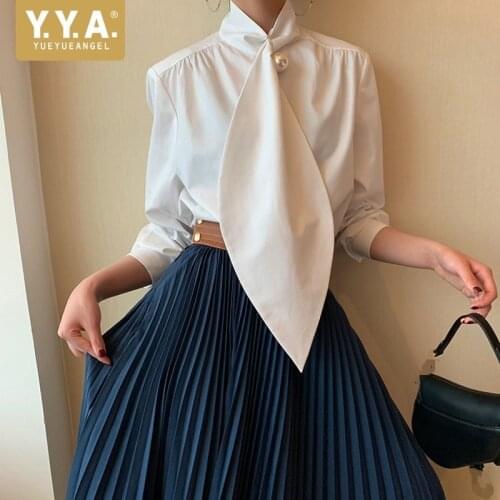 YueYueAngel Collar Blouses