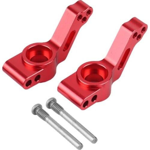 2pcs Alloy Rear Stub Axle Carriers for RC Traxxas 1/10 2WD Slash, Stampede, Rustler, Bandit-Replaces Part 3752