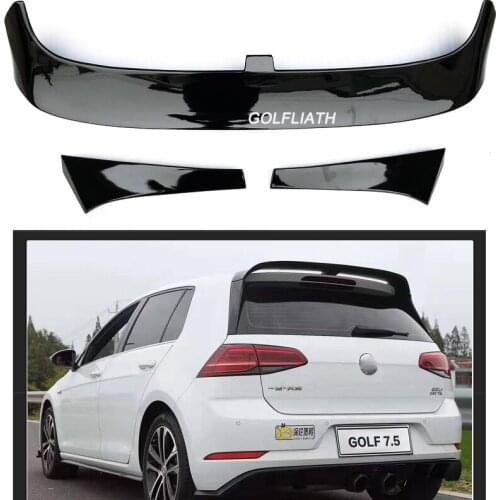 For golf MK7 CS rear spoiler club sport for golf mk7/7.5 2013-2018 glossy black
