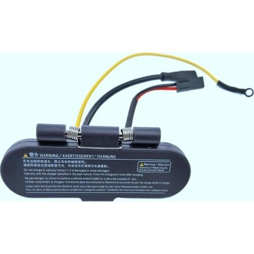 Charging Base for Ninebot MAX G30 KickScooter Electric Scooter Charger Port with Rubber Mat Assembly Repair Parts