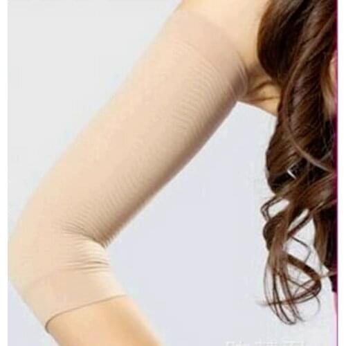 1pair Women Shaper Arm Sleeve Weight Loss Thin Legs Calf Thin Arm Calorie Off Fat Slimmer Wrap Belt Wrist Pressure Set