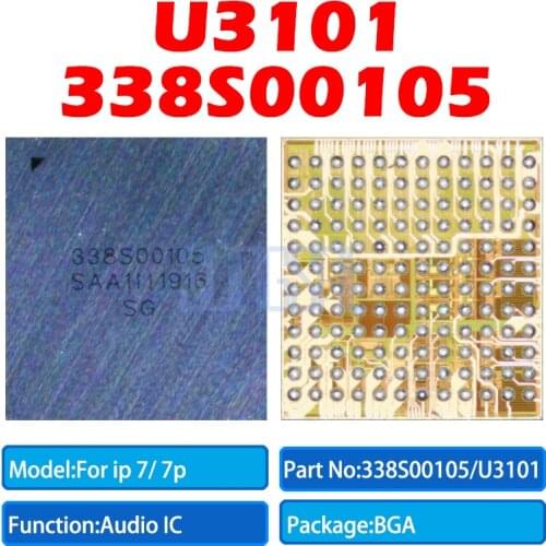 1pcs/lot 100% Original U3101 338S00105 CS42L71 for iphone 7 7 plus big main audio codec ic chip