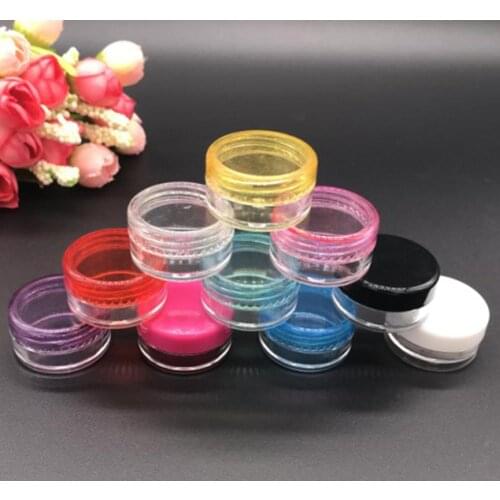 10Pcs 5g Portable Travel Empty Face Cream Box Bottle Cosmetic Storage Container Portable with Lid Storage Contain Cosmetic Box