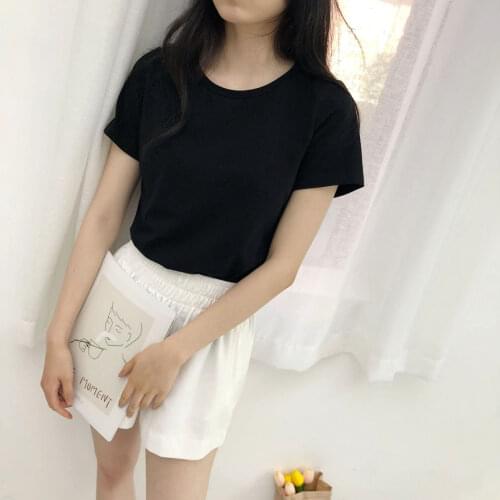 2021 Classic casual and breathable summer quality short sleeve womens soft T-shirt