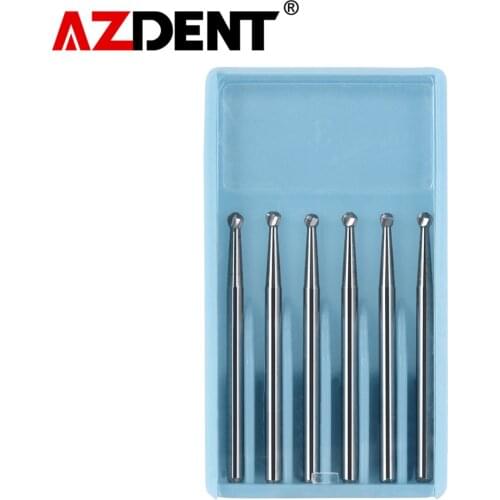6pc/pack 25mm FGXL4/ 6 / 8/ 557/ Zekrya Dental drills Surgical Carbide Cutters Finishing Burs high speed Tungsten Carbide Burs