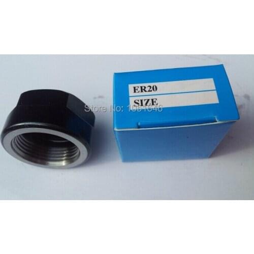 Free shipping, 1 pcs high quality er20A nut for er20 collet clamping, er20 nut A type for cnc spindle