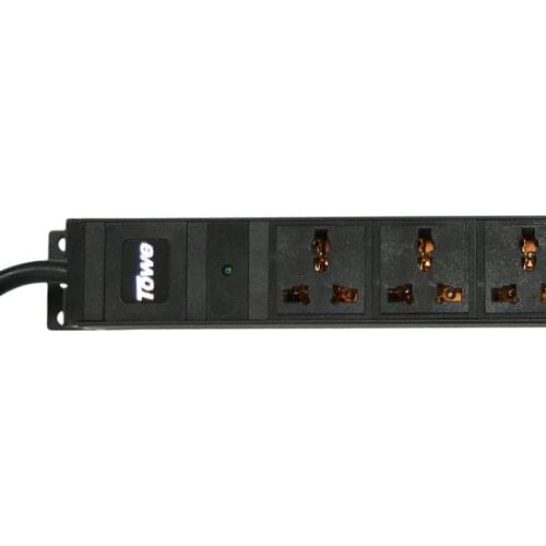 TOWE PDUs Cabinet Power Distribution unit Power Strip EN16/W1201 16A 12 WAYS universal GB2099.3 PDUs 19" Vertical installation
