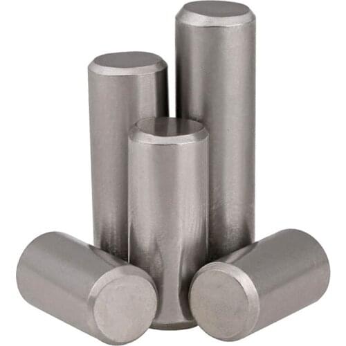 1-5Pcs GB119 Standard M8 M10 M12 304 Stainless Steel Cylinder Pins,Solid Pins,Locating Retaining Pins