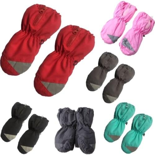 Children Ski Gloves Boys Girls Anti-slip Winter Warm Windproof Gloves Snow Snowboard Outdoor Riding Long-sleeve Mittens