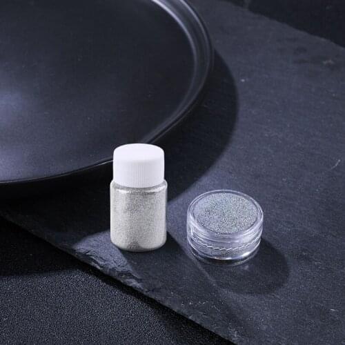 Holographic Lasers Silvery Fine Glitter Epoxy Resin Shiny Silver Festival Sequin