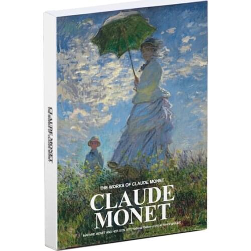 30 sheets/pack Vintage Claude Monet Oil Painting Postcard Creative Wish Greeting Envelope Card Paper Gift Stationery