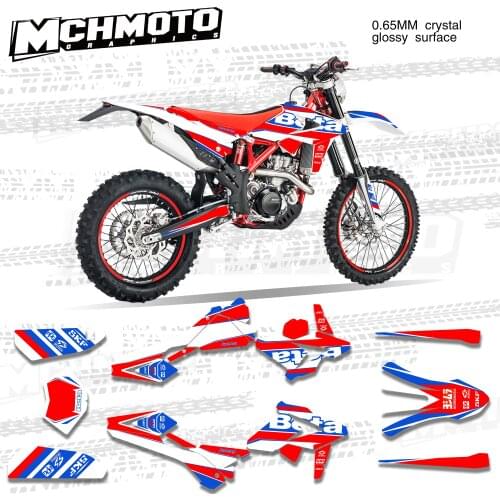 MCHMFG Motorcycle Team Graphic Decal & Sticker Kit For BETA RR 18-19 2018 2019 Sticker