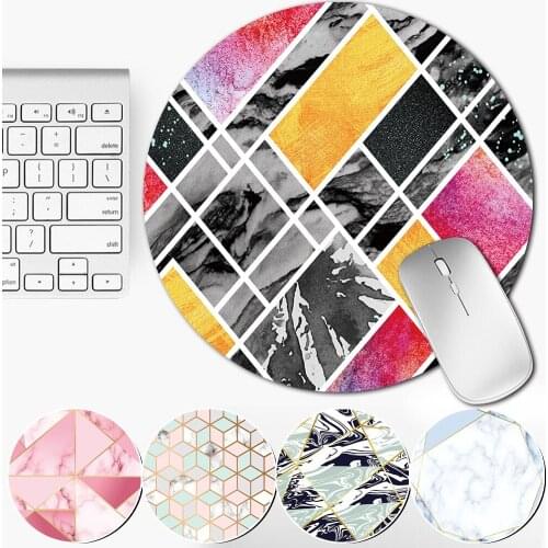 Computer Muis Padding Waterproof Leather 22x22CM Mode Muismat Non-Slip Mouse Pad for Macbook Xiaomi Lenovo Universele