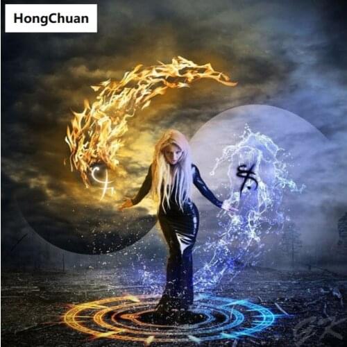 New product sexy woman wall decoration canvas art square round cross stitch diamond painting diamond mosaic hand stick gift