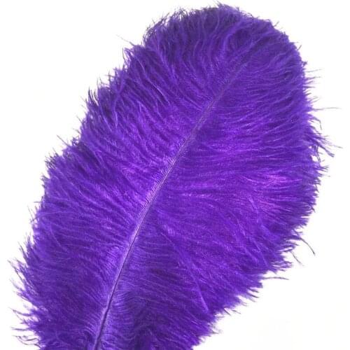 Wholasale Plurple Ostrich Feathers for Crafts 15-70cm Carnival Costumes Party Wedding Decorations Natural Feather Plumas Plumes