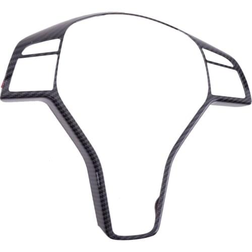 Car Steering Wheel Trim Cover Frame ABS Carbon Fiber Style Fit For Mercedes Benz A B C CLA GLA GLK CLS W204 W212