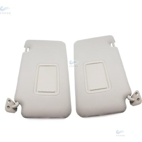 For Nissan Tiida 2005 2006 2007 2008 2009 2010 Interior Front Left / Right Sun Visor Panel Sunvisor with Makeup Mirror