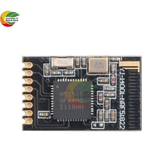 Ziqqucu nRF51822 Core51822 BLE Bluetooth 4.0 2.4G Wireless Antenna Module Board For ULP SPI I2C UART Interface