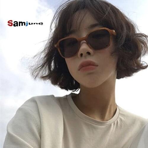 Samjune Vintage Irregular Sunglasses Sunglasses for Women Men Luxury Oversizd Goggle Men Lunette Soleil Femme UV400
