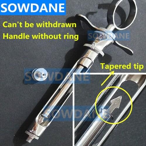 1 piece Stainless steel syringe anesthesia syringe dental material Dental Aspirating Syringe Dentist Surgical Instruments