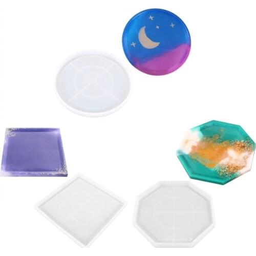 Silicone Mold Coasters Tray Decoration Mold Diy Special Craft Supplies for Table Home Decoration SEC88