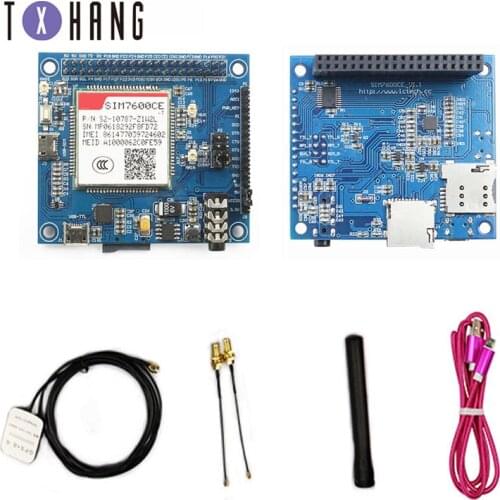 SIM7600CE 2G/3G/4G GNSS GPS Extension Board for Raspberry Pi 2B/3B 3B+ diy electronics