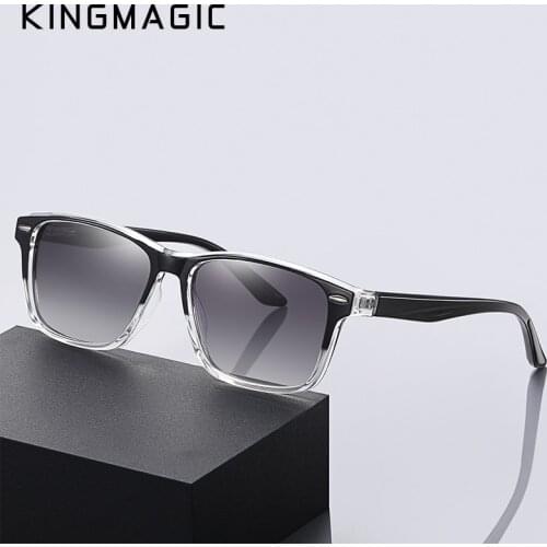 KINGMAGIC Vintage Mens Polarized Sunglasses for Men Outdoor Sports Windproof Sand Goggle Classic Driving Sun Glasses UV400