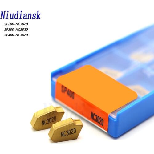 SP200 SP300 SP400 NC3020 Grooving Carbide Inserts lathe cutter turning tool Parting and grooving off tools
