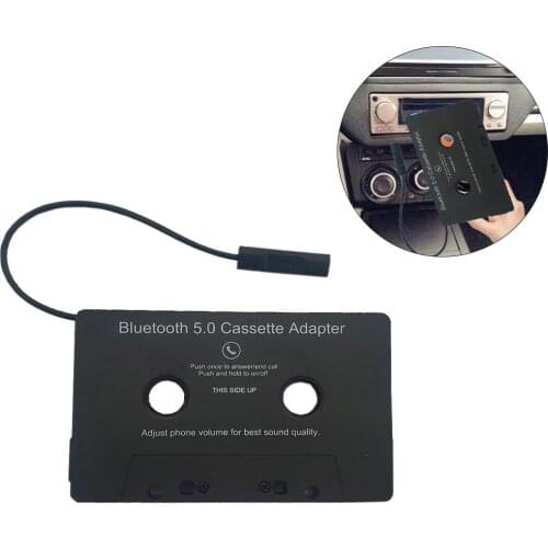 Tape player Universal Car Bluetooth Audio Cassette to Aux Adapter for Smartphones Cassette Adapter for Car Built-in Battery 2020