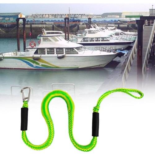 Boat docking rope stability Emulsion PE portable sturdy boat bungee jumping dock line bungee rope gadget suitable for ships
