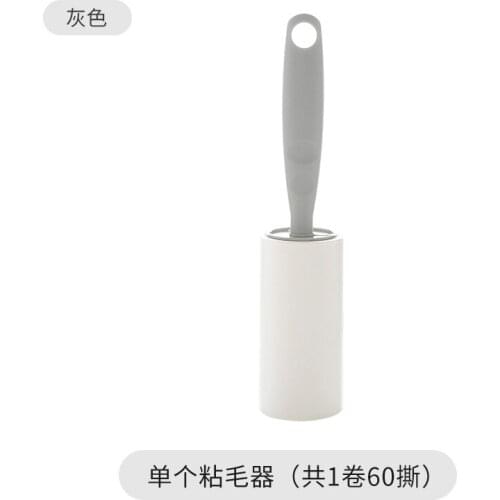 Long handle sticking device, roller type, tearable sticky paper, portable clothes dusting sticky roller