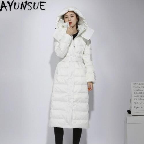 Womens Jacket Long Down Jacket Warm Winter Coat Female Hooded Women Parkas White Fashion Clothes 2020 Mujer Chaqueta Pph1395