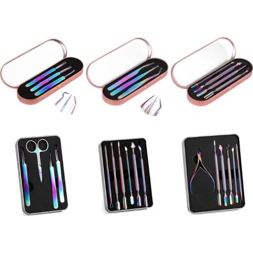 1Set Cuticle Trimmer Pusher Peeler Gel Nail Polish Gel Remover Nail Art Kit