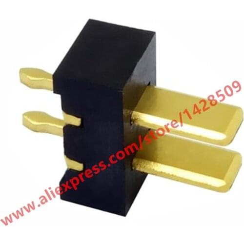 10pcs Miniature Large Current Positive and Negative Connector Assembly 2-pin 2.5mm Pitch Battery Male Socket Adaptor